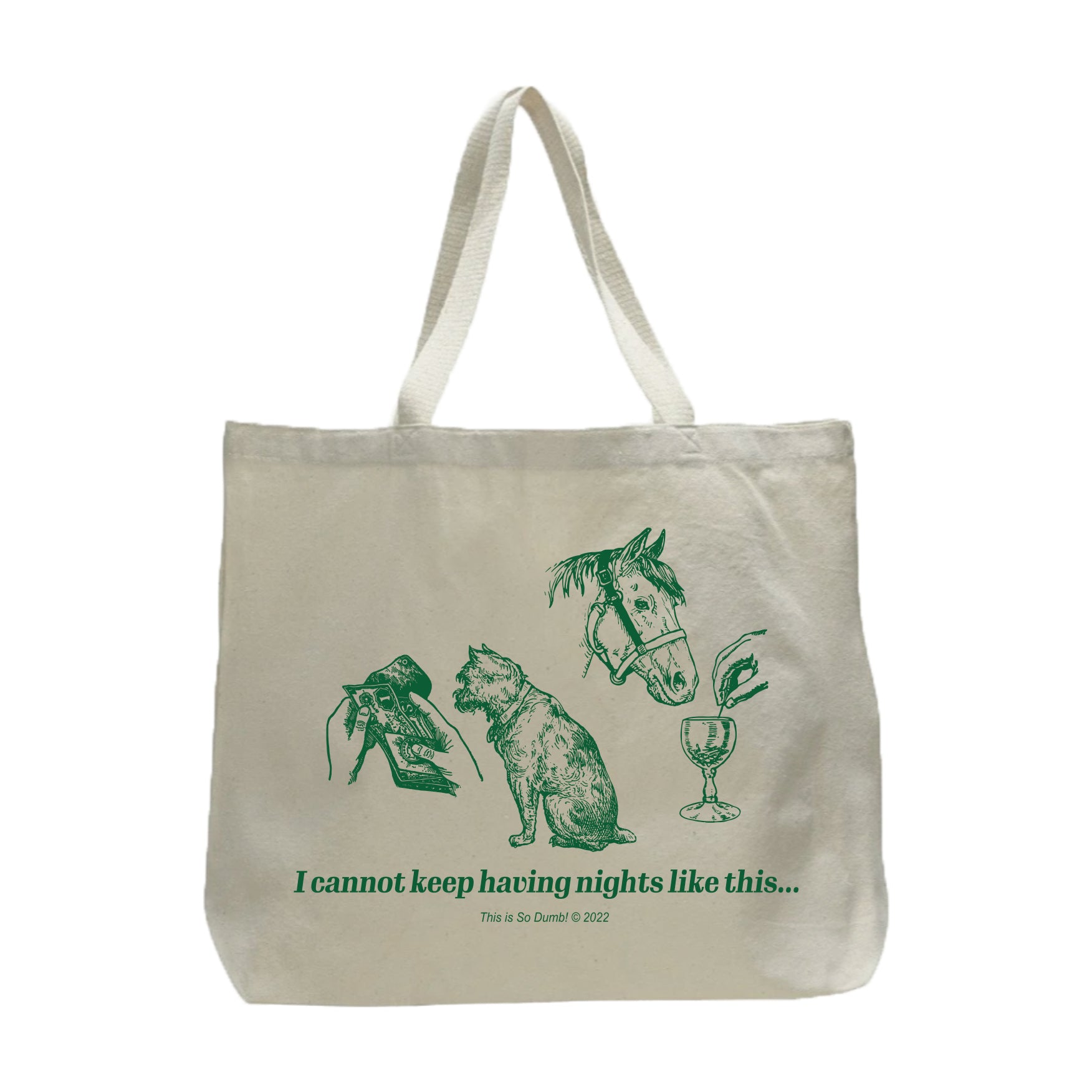 "Nights Like This" Tote SoDumb! NYC Streetwear Fashion