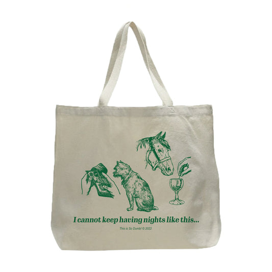 "Nights Like This" Tote SoDumb! NYC Streetwear Fashion