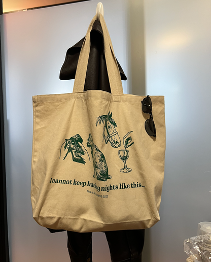 "Nights Like This" Canvas Tote